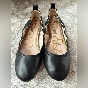 💕 Sam Edelman 💕 Black Leather Flats
